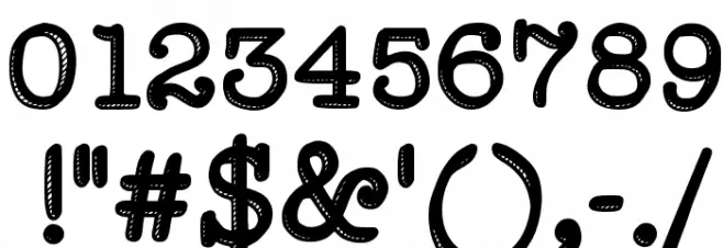 Hypersober Font OTHER CHARS