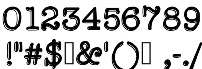 HypersoberClean Font OTHER CHARS