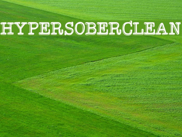 HypersoberClean Polices examples