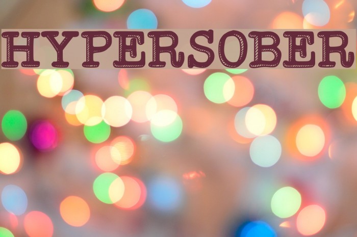 Hypersober Font examples