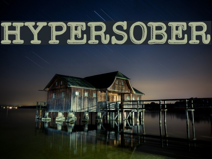 Hypersober Font examples