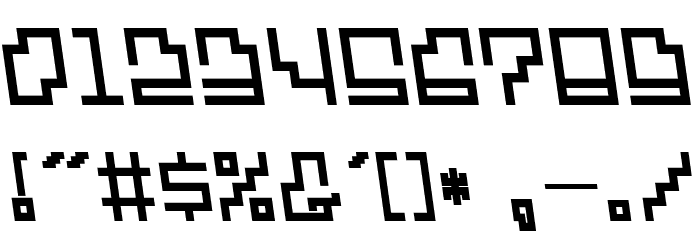 Hypersonic Font OTHER CHARS