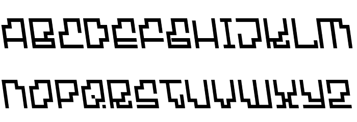 Hypersonic Font LOWERCASE