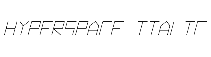 Hyperspace Italic Font
