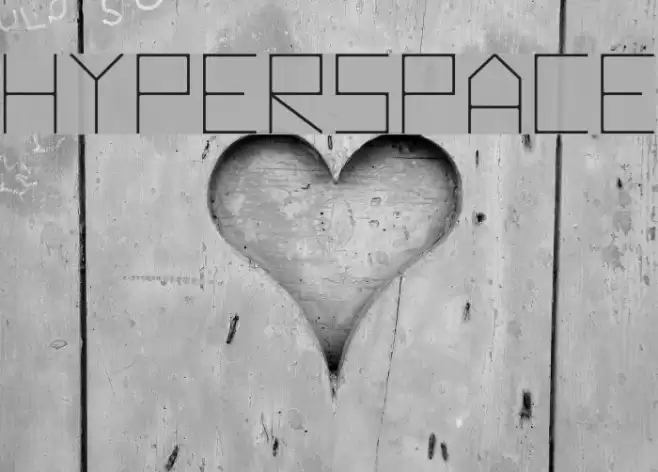 Hyperspace Font examples
