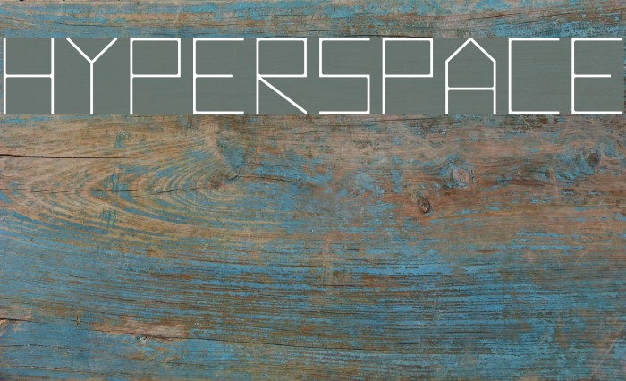 Hyperspace Font examples