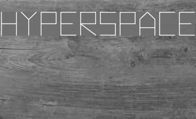 Hyperspace Font examples