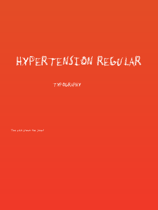 Hypertension Regular Poster
