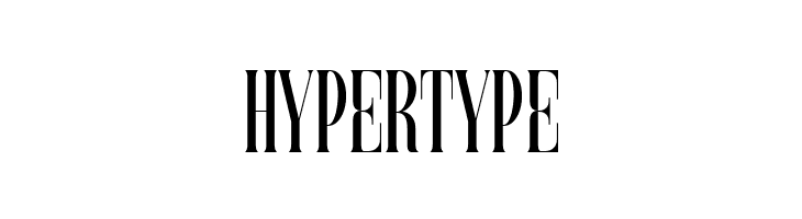 Hypertype  フリーフォントのダウンロード