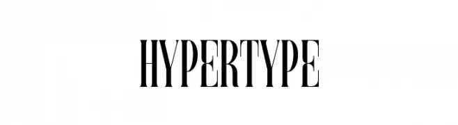Hypertype  免费字体下载