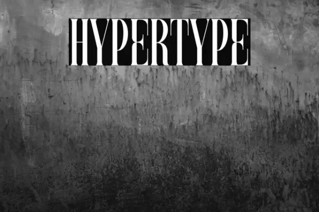 Hypertype Font examples