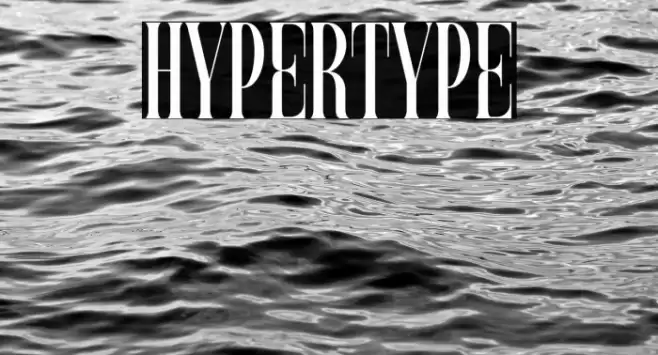 Hypertype Font examples