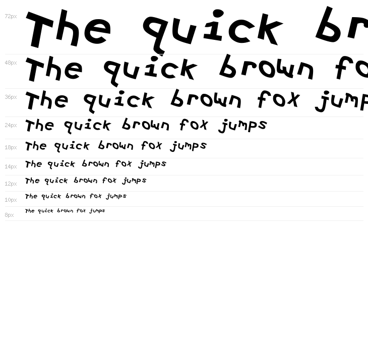 Hypewriter Bold-Italic Waterfall