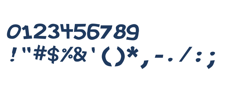 Hypewriter Bold Other Characters