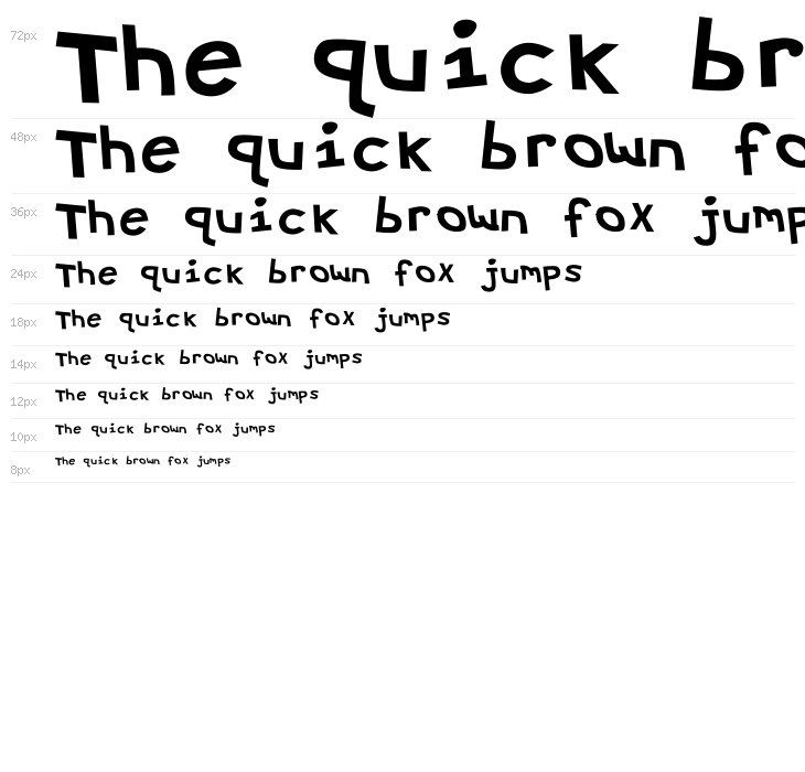 Hypewriter Bold Waterfall