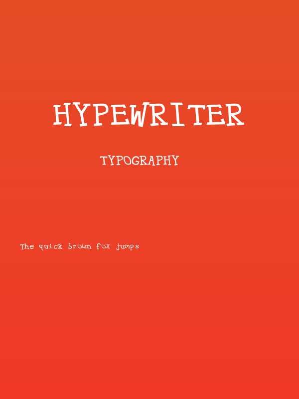 Hypewriter Poster