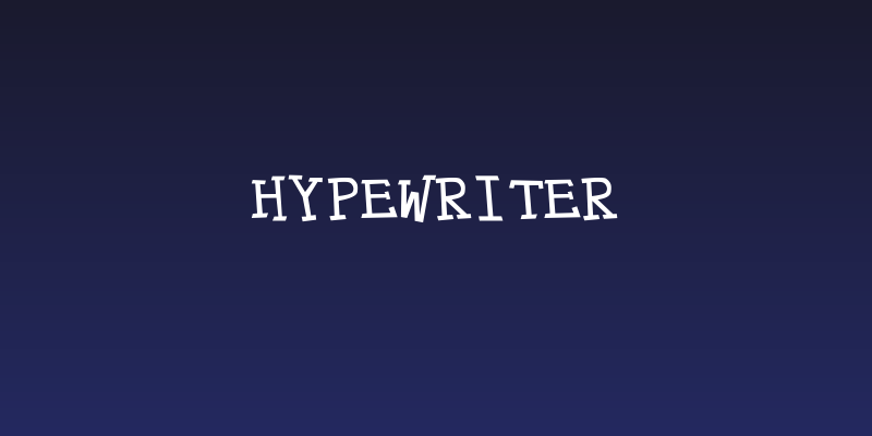 Hypewriter Social Header