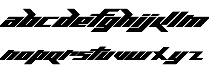 Hypik Font LOWERCASE