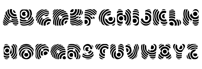 Hypmotizin Font LOWERCASE