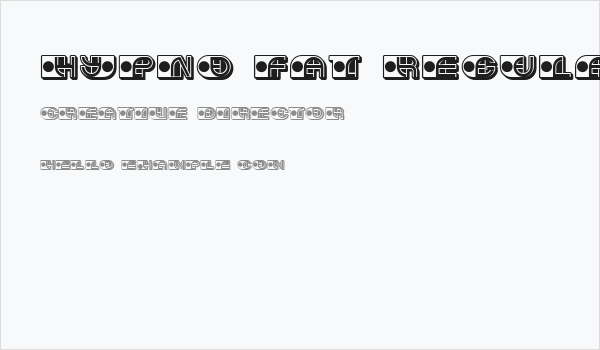 Hypno Fat Regular Business Card