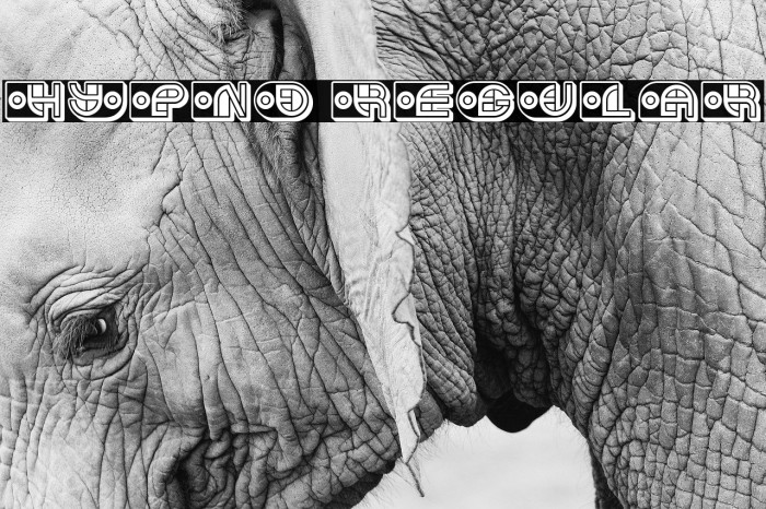 Hypno Regular Font examples