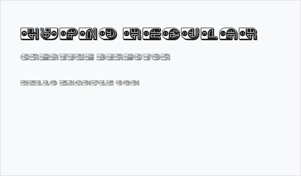 Hypno Regular Business Card