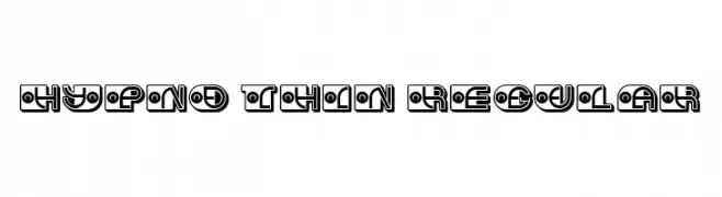 Hypno Thin Regular  Frei Schriftart Herunterladen