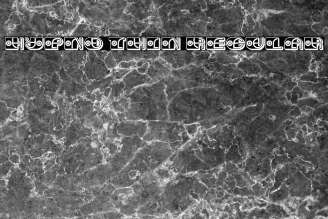 Hypno Thin Regular Font examples