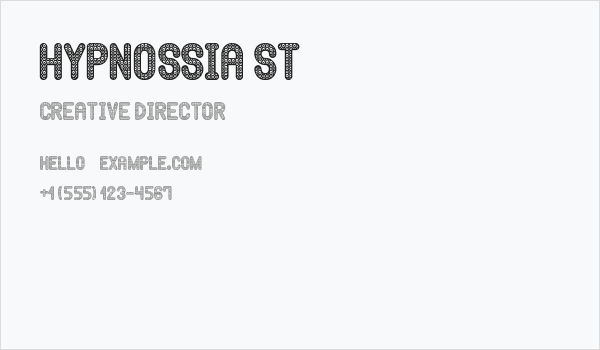 Hypnossia St Business Card