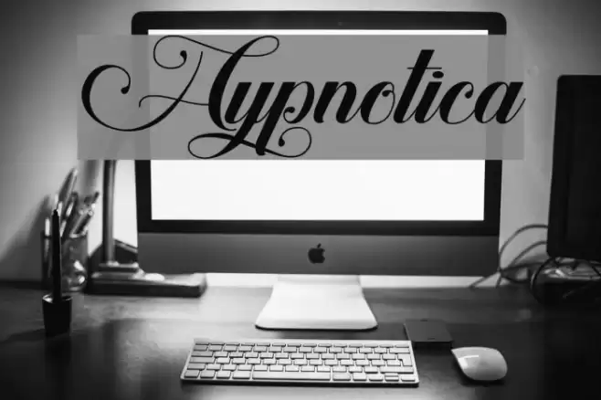 Hypnotica Font examples
