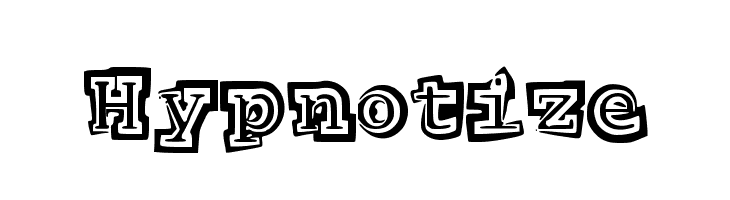 Hypnotize  Frei Schriftart Herunterladen