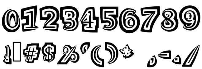 Hypnotize Font OTHER CHARS