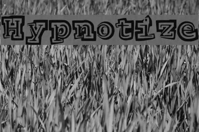 Hypnotize Font examples
