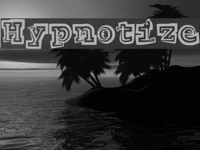 Hypnotize Font examples