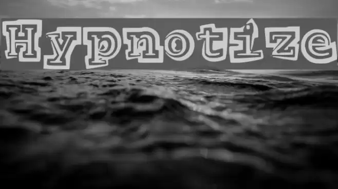 Hypnotize Font examples