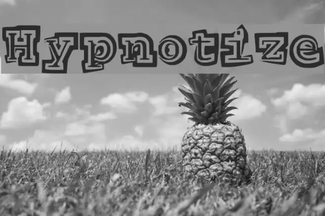 Hypnotize Font examples