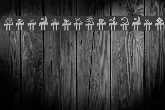 HypocriSymbols Font examples