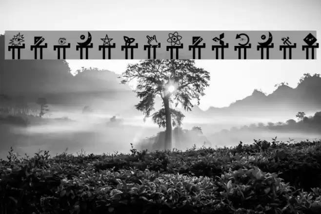 HypocriSymbols Font examples