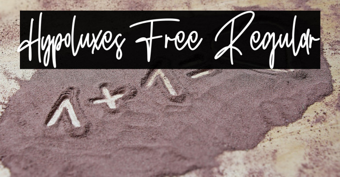 Hypoluxes Free Regular Example 1
