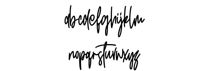 Hypoluxes Free Regular Font LOWERCASE