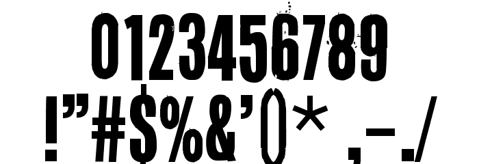 Hypothetical moon of Mercury Font OTHER CHARS
