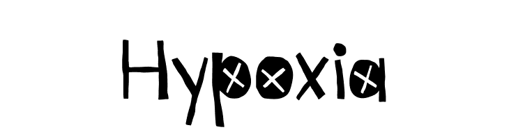 Hypoxia  Frei Schriftart Herunterladen
