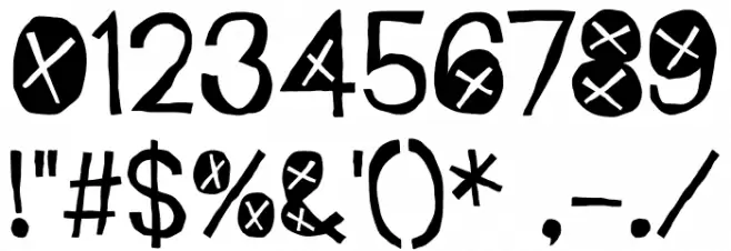 Hypoxia Font OTHER CHARS
