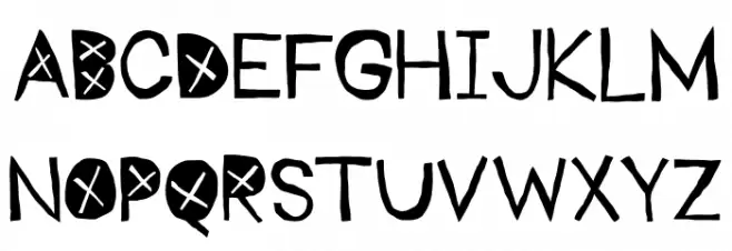 Hypoxia Schriftart Groß