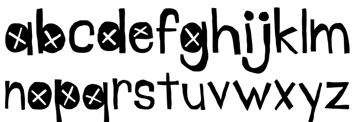 Hypoxia Font LOWERCASE