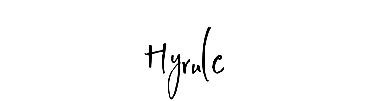 legend of zelda hylian font