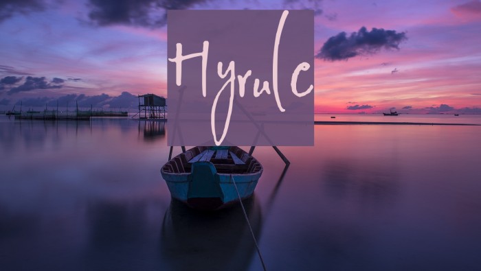 Hyrule Font examples