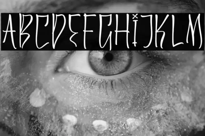 Hysteria Witcher Font examples