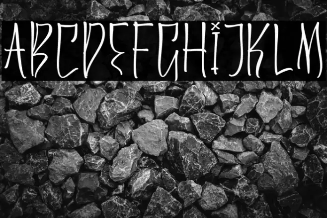 Hysteria Witcher Font examples