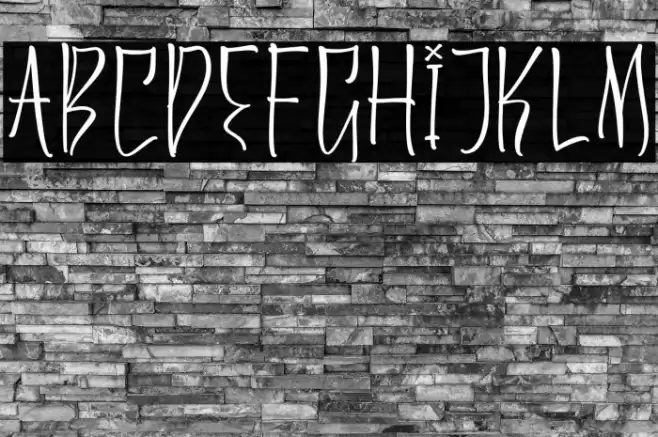 Hysteria Witcher Font examples